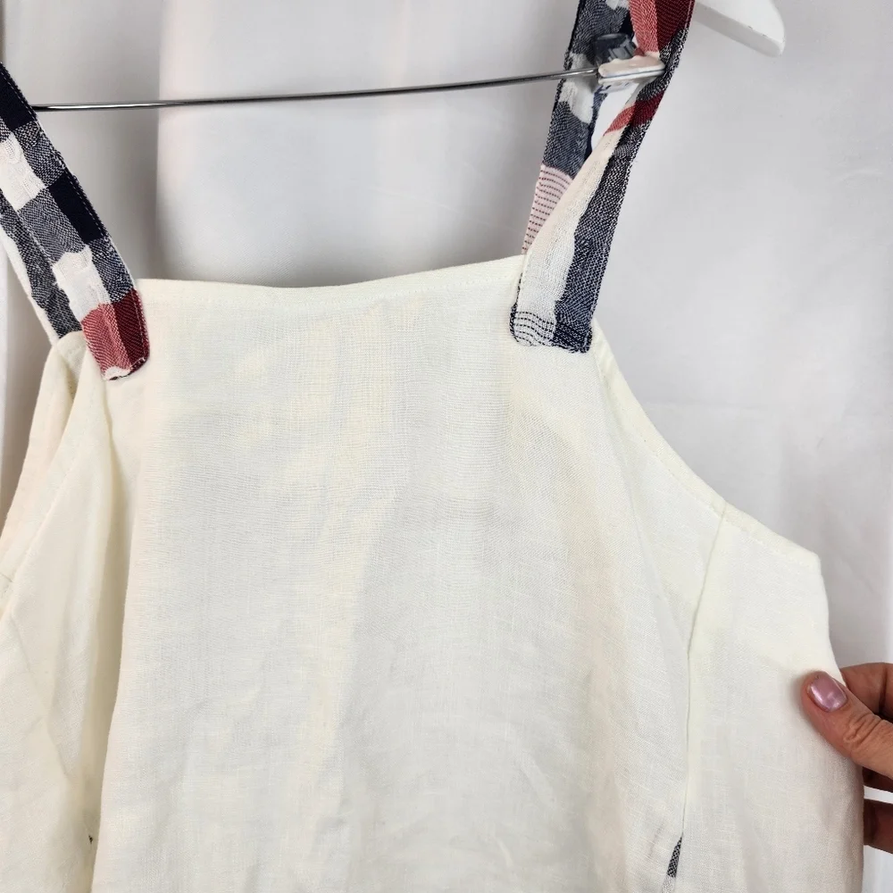 ANIMALE linen dress with pockets size 6 in EUC - Picture 7 of 8